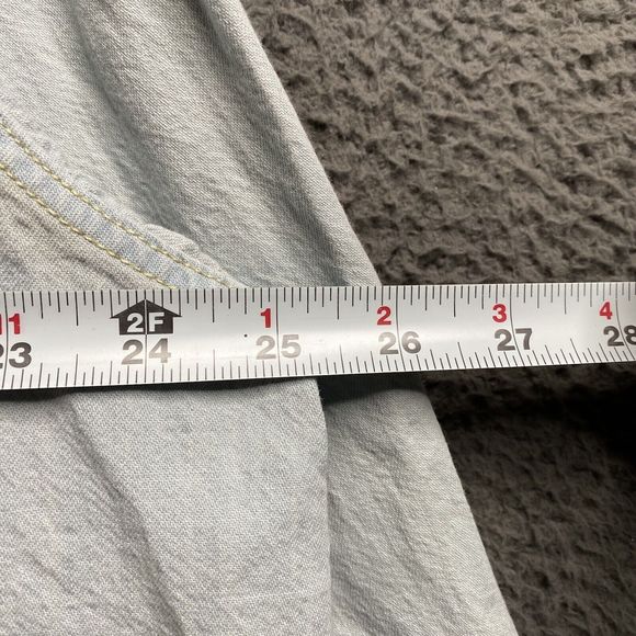 Rag & Bone Fit 3 Denim Button Shirt Light Wash Mens Size 2XL XXL - Picture 12 of 16